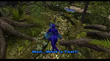 Dragon fucks sex bot after landing on his campsite