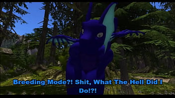 Dragon fucks sex bot after landing on his campsite
