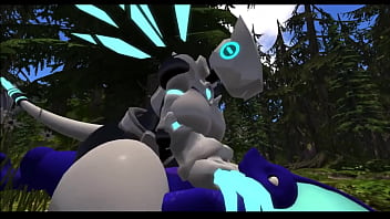 Dragon fucks sex bot after landing on his campsite
