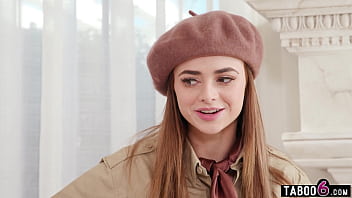 Girlscouts youngsters bang their much older scout leader together