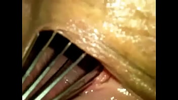 Pussy gape with wisk