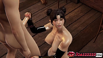Huge boobs elf rule34 animation epic adventure at the bar with titjob for huge cock handjob stroking and free hands blowjob with lots of sperm in honey select 2