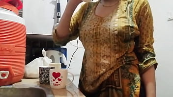 Hot priya randi bhabhi showing boobs and ass in white nighty