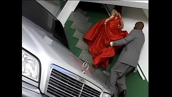 Hot brunette in a queen costume fucks in all positions with her ebony servant Hot brunette in a queen costume fucks in all positions with her ebony servant