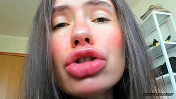 Bratty girl lip smelling joi custom