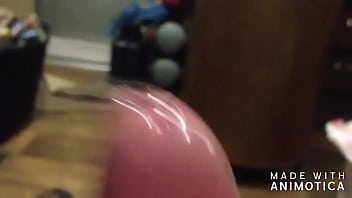 Jacking off big load