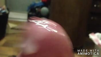 Jacking off big load