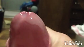 Jacking off big load