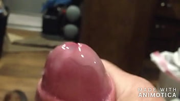 Jacking off big load