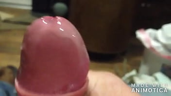 Jacking off big load