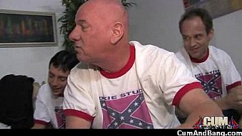 Ebony Cumslut Gets Multi Facial In Gangbang 14 thumbnail