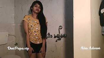Alia Advani Hot Indian Punjabi Model In Bathroom Getting Wet And Taking Hot Water On Big Boobs And Curved Ass thumbnail