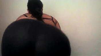 Busty naomy waters in black leggins strips and masturbates