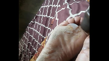 Cum soaked toes