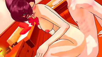 Fucking momo ayase until she squirts 3d hentai animation