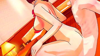 Fucking momo ayase until she squirts 3d hentai animation