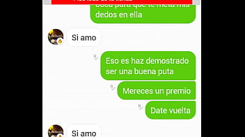 Mensajeando con una puta