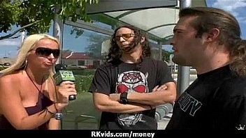 Sexy wild chick gets paid to fuck 9