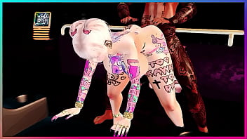 He is fucking her so hard