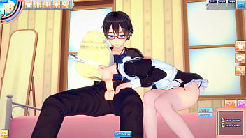 Maid sheffield engages in sexy services for guy koikatsu