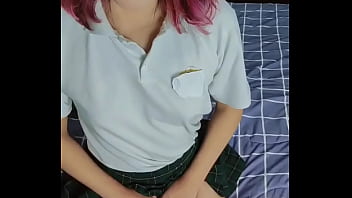 Tocando su rico coñito para el profe en video Tocando su rico coñito para el profe en video