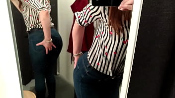 Public shopping in wet jeans squirt x3 Public shopping in wet jeans squirt x3