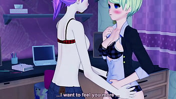 Sakunyan and alexa make sweet lesbian love