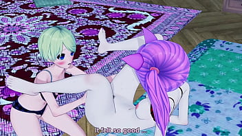 Sakunyan and alexa make sweet lesbian love