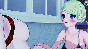 Sakunyan and alexa make sweet lesbian love