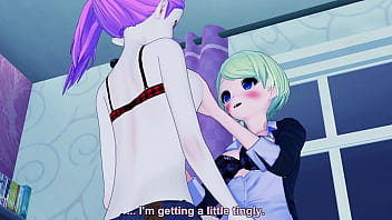 Sakunyan and alexa make sweet lesbian love