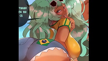 Essa hatsune sabe como se divertir em uma viagem ao brasil