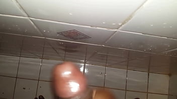 Professa cumshot in the shower