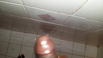 Professa cumshot in the shower