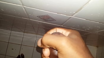 Professa cumshot in the shower