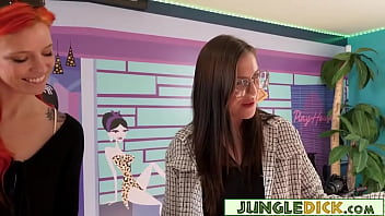 Erin wins the sales prize and celebrates with a hardcore interracial office orgy