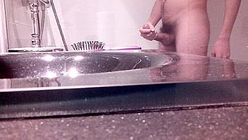 Masturbating in the shower