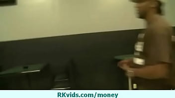 Smooth guy pays amateur chick for sex 11