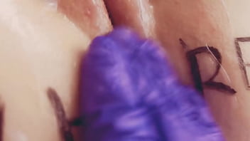 Asmr slut with a wet vagina touching her pussy orgasm dripping