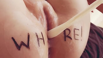 Asmr slut with a wet vagina touching her pussy orgasm dripping