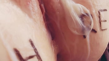 Asmr slut with a wet vagina touching her pussy orgasm dripping