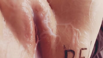 Asmr slut with a wet vagina touching her pussy orgasm dripping