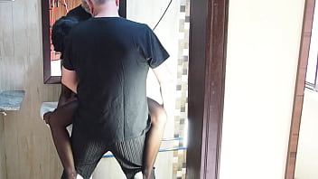 Steamy shower sex ebony milf tied and used for my pleasure in the shower