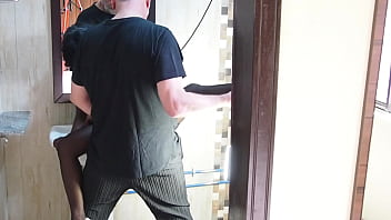 Steamy shower sex ebony milf tied and used for my pleasure in the shower