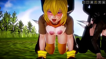 Rwby gets gangbanged