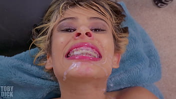 Piss Anal Toilet Whore Most Incredible Deep Face Fucking Tiny Girl Mells Blanco Has Her Holes Used thumbnail