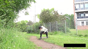 Pissing ali relieves herself