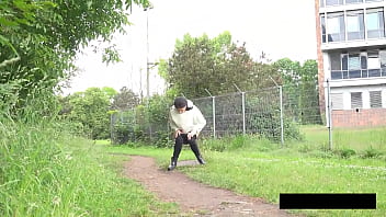 Pissing ali relieves herself