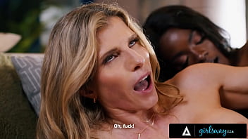 Big tits milf gets dped by horny gf