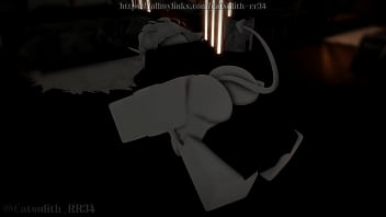 Giving the hot demon girl my cock short