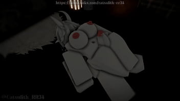 Giving the hot demon girl my cock short